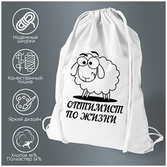 Сумка для обуви CoolPodarok Оптимист по жизни