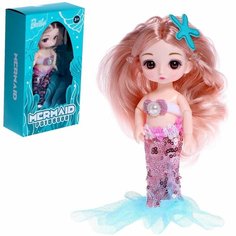 Кукла сказочная шарнирная Русалка Микс Denco Store