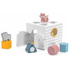 Развивающие игрушки из дерева Viga Toys Toys Деревянный сортер с погремушками PolarB Домик для зверят 44052 Vigatoys