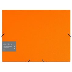 Berlingo Папка-короб Color Zone А4 на резинке, 50 мм, пластик, оранжевый