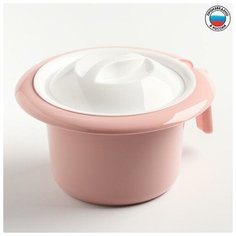 Горшок туалетный детский «Кроха», цвет розовый, 1,75 л. Alternativa