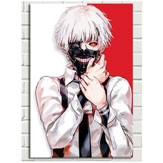 Картина по номерам Токийский Гуль (Кэн Канэки, Тока Кирисима, Ридзэ, Нисики) - 8007 В 60x40