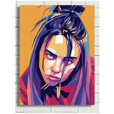 Картина по номерам Музыка Биллий Айлиш - 8357 В 30x40