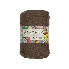 Пряжа ARACHNA Macrame MINI 80% хлопок, 20% полиэстер 4 шт. х 250 г 200 м цв. №26 св. коричневый (Macrame MINI-№26 св. коричневый)