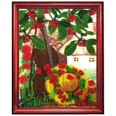 Набор для вышивания бисером "Вишневый сад", 32x25 см, Butterfly