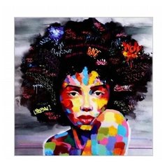 Алмазная мозаика “Арт девушка-4” 30х30см. Fashion