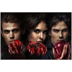 Картина по номерам на холсте дневники вампира - 568