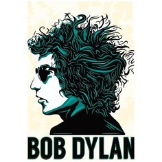 Картина по номерам на холсте Bob Dylan - 8 40X60