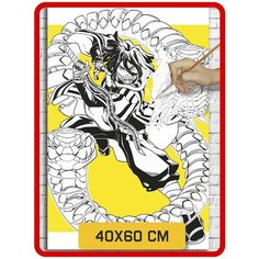 Картина по номерам на холсте Аниме Клинок рассекающий демонов Обанай Игуро - 7335 В 60x40