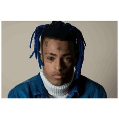 Картина по номерам на холсте Музыка XXX Tentacion - 6106 Г 60x40