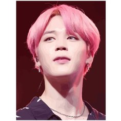 Картина по номерам на холсте bts jimin - 2 30 x 40