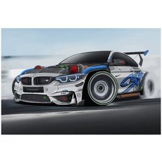 Картина по номерам на холсте Машина - 4 60 х 40