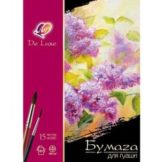 Луч Бумага для гуаши А3, 15 листов в папке, блок 190 г/м2