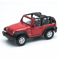 Автомобиль военный JEEP WRANGLER RUBICON 1:34-39 Цвет Красный WELLY 42371C-W_RD