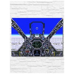 Картина по номерам на холсте игра F22 Interceptor (Sega, Сега, 16 bit, 16 бит, ретро приставка) - 9955 Г 30x40