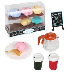 Набор продуктов с посудой Mary Poppins Кафе Сластена 453265 разноцветный