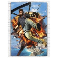 Картина по номерам на холсте игра just causу 4 - 9630 В 60x40