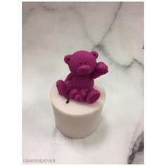 Влюбленный мишка силиконовый молд для мыла Any Molds