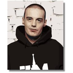 Картина по номерам "Гуф / Guf" холст на подрамнике 40х60