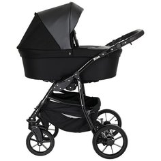 Коляска 2 в 1 Pituso Nino Black +Кожа Black