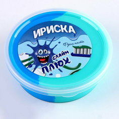 Слайм "Ириска" 2-х цветная, фреш паста, 80 г Плюх