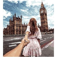 Картина по номерам Следуй за мной. Лондон 40х50 см Hobby Home