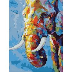 Картина по номерам Радужный слон 40х50 см Hobby Home