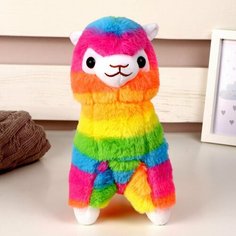 Мягкая игрушка "Лама", 25 см, цвет радужный Нет бренда