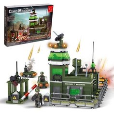 Конструктор Армия «Военная база», 439 деталей Keyixing