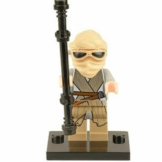 Фигурка Star Wars Звёздные Войны, Рэй-мусорщица, конструктор для мальчиков Нет бренда