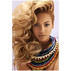 Картина по номерам на холсте Beyonce - 225 40X60