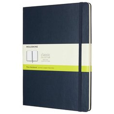 Блокнот Moleskine CLASSIC QP092B20 XLarge 190х250мм 192стр. нелинованный твердая обложка синий