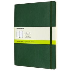 Блокнот Moleskine CLASSIC SOFT QP623K15 XLarge 190х250мм 192стр. нелинованный мягкая обложка зеленый