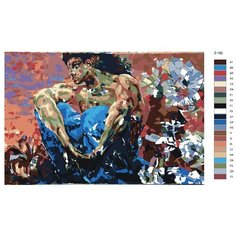 Картина по номерам Z-182 "Врубель. Демон сидящий" 40х60 Brushes Paints