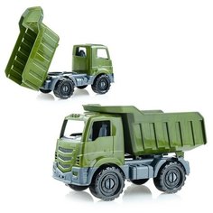 Машинка Самосвал "Илья" Военный 22 см Рыжий кот