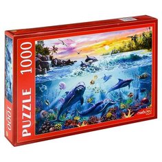 Пазлы 1000 "Волшебный подводный мир" Рыжий кот