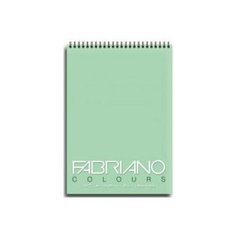 Fabriano Блокнот для зарисовок "Colours" 80г/м2 А4 Селеста 100л спираль по короткой стороне sela