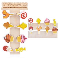 Магнитные прищепки "Сладости" Woodland