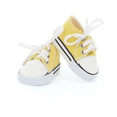 Petitcollin Yellow canvas shoes (Желтые текстильные кеды для кукол 39 см, 40 см, 44 см, 48 см)