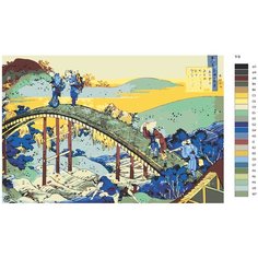 Картина по номерам Y-9 "Репродукция Кацусики Хокусая- Стихи " 50x70 Brushes Paints