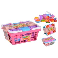Набор посуды ZARRIN TOYS Корзинка для пикника, M2 микс