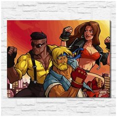 Картина по номерам на холсте игра Street of Rage 4 - 11628 Г 30x40
