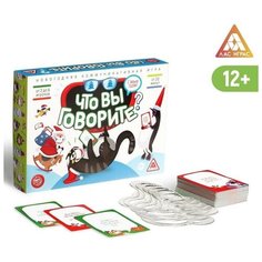 Новогодняя коммуникативная игра «Что вы говорите, С новым годом», 100 карт, 6 загубников Noname