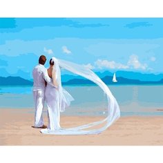 Картина по номерам Новобрачные 40х50 см Hobby Home