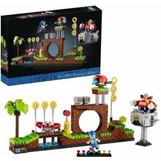Конструктор Ёж Sonic Соник, Супер Соник - зона Грин Хилл 1125 деталей Lari (Bela)