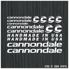 Наклейки на велосипед "CANNONDALE 1" Нет бренда