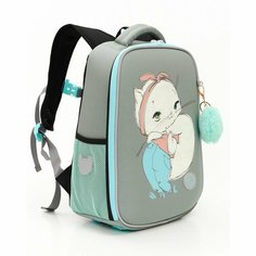 Ранец GRIZZLY облегченный с одним отделением, для девочек RAw-396-4/2 Guangzhou Guangfeng Leather Co.,Ltd