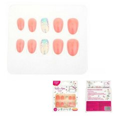Набор Pink Groove 10 наклад. ногтей на клеевой основе Т21060 Lukky Нэйл-Арт Lucky