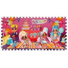 Коврик-пазл Hairdorable 8 сегментов 31.5*31.5см Нет бренда