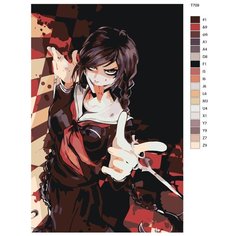Картина по номерам T709 "Селестия Люденберг. Аниме Данганронпа - Danganronpa " 40X60 Brushes Paints